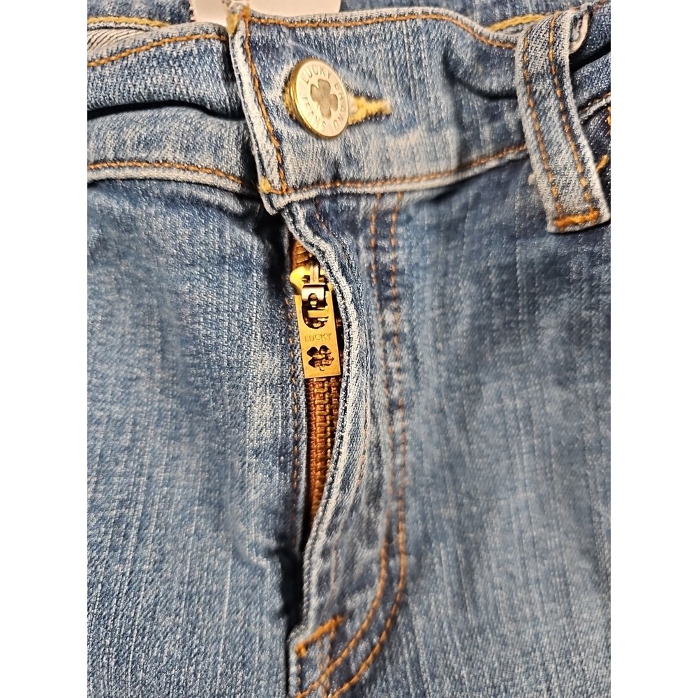 Lucky Brand Jeans Dungaree's Pueblo Bonito Red Label Blue Women 32 (32x31) - Picture 9 of 10